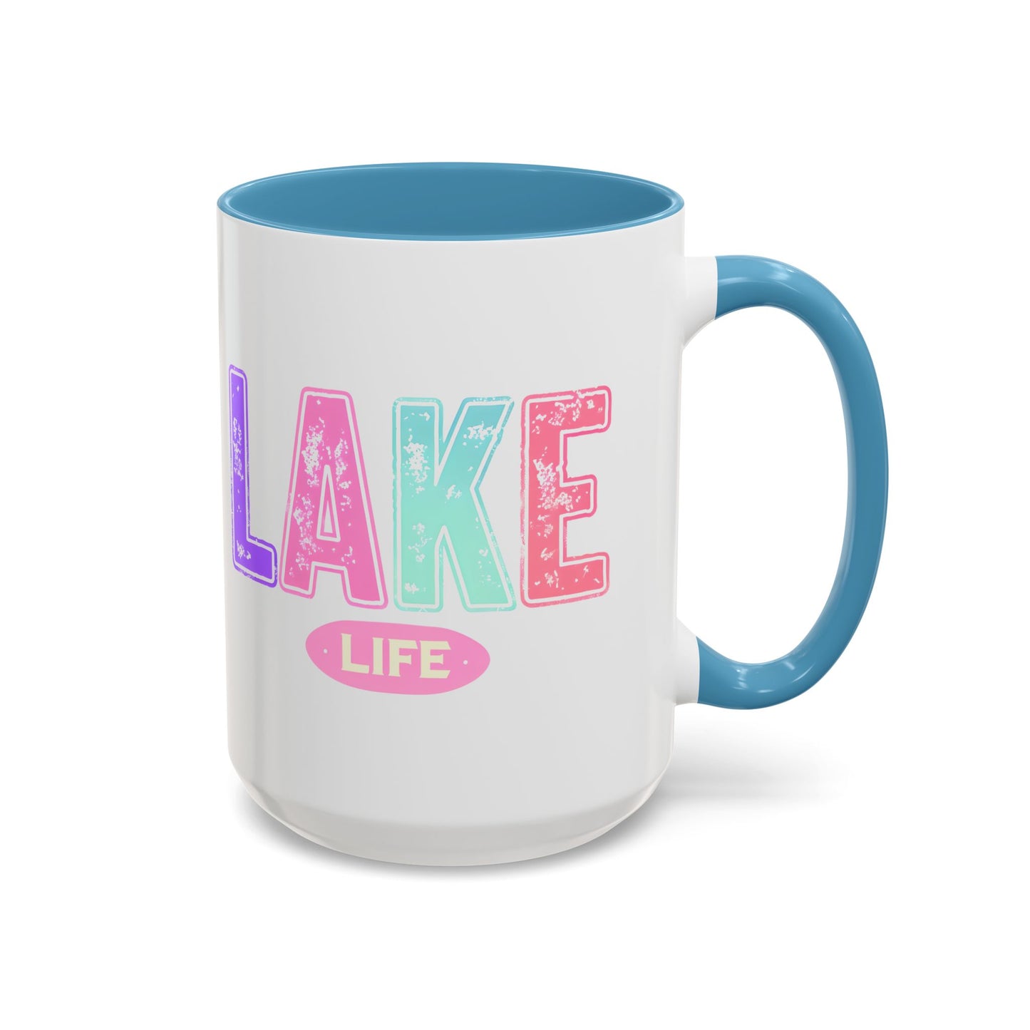 Lake Life Accent Coffee Mug, Great Lakes Mug, Michigan Gifts, Lake Vibes, Modern Mug, Lake House Gifts, Lakehouse Decor