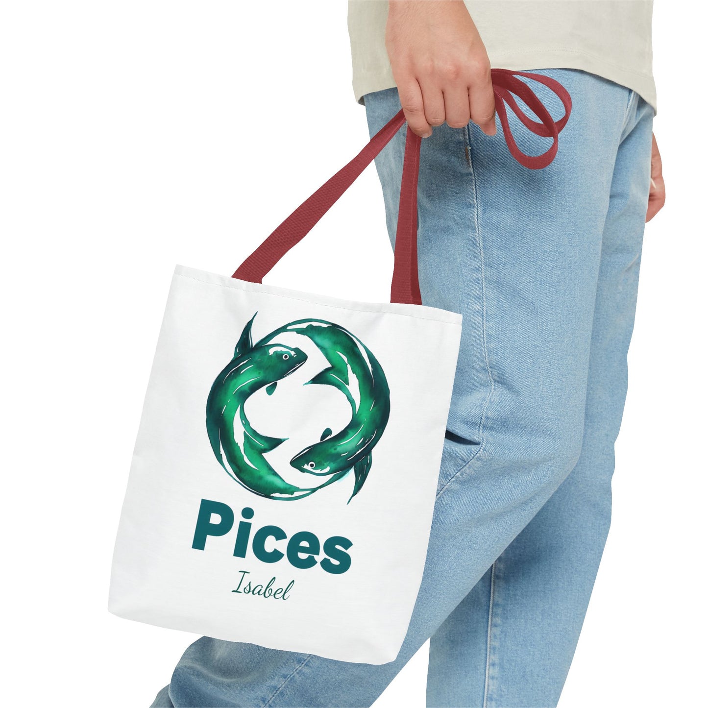 Pices Zodiac Personalized Tote Bag - Astrology Inspired, Gift for Taurus, Festival Tote, Astrology Lover's Bag, Horoscope Gift