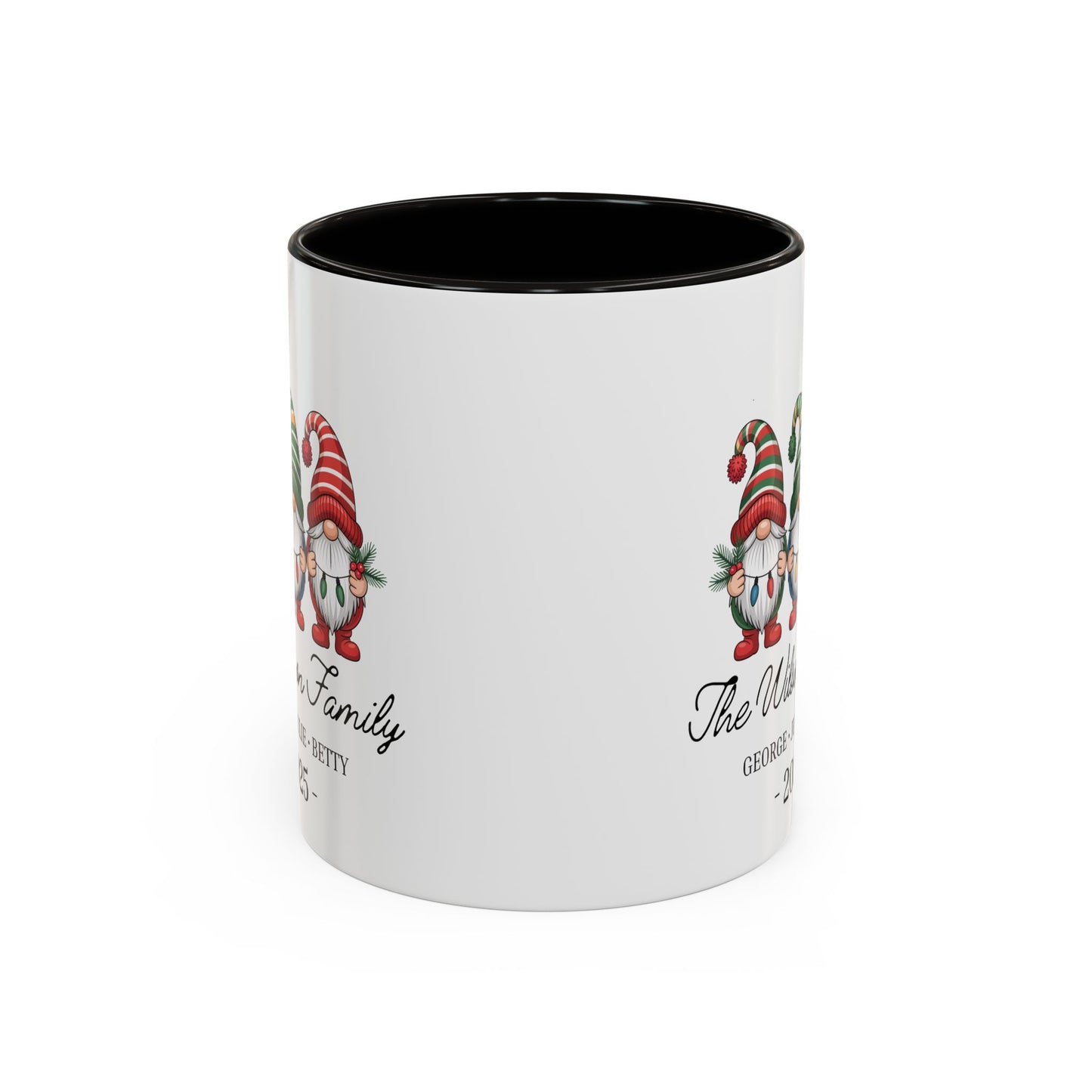 gnome mug, Personalized Family Gnome Christmas Mug, Custom Family Name 2025 Coffee Cup, Cute Holiday Gift for Family, Christmas Gnome Mug Keepsake