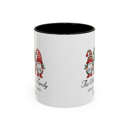 gnome mug, Personalized Family Gnome Christmas Mug, Custom Family Name 2025 Coffee Cup, Cute Holiday Gift for Family, Christmas Gnome Mug Keepsake