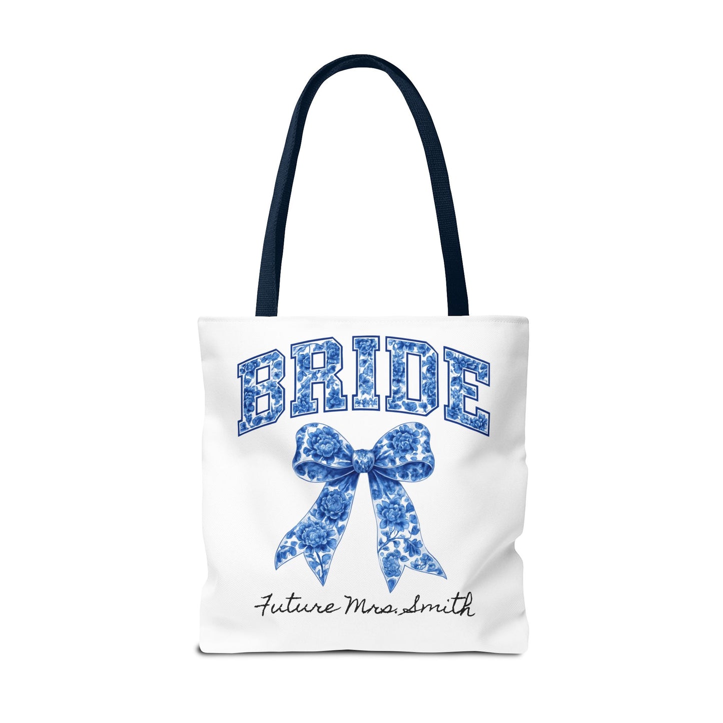 Bridal Tote Bag, Future Mrs. Smith Gift, Wedding Planning, Bride-to-Be Accessory, Personalized Bridal Shower Favor