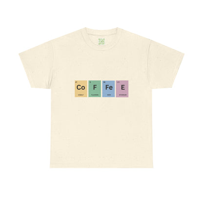 Creative Coffee Science Shirt, Chemistry Elements Tee, Periodic Table Shirt, Gift for Chemist, Science Teacher