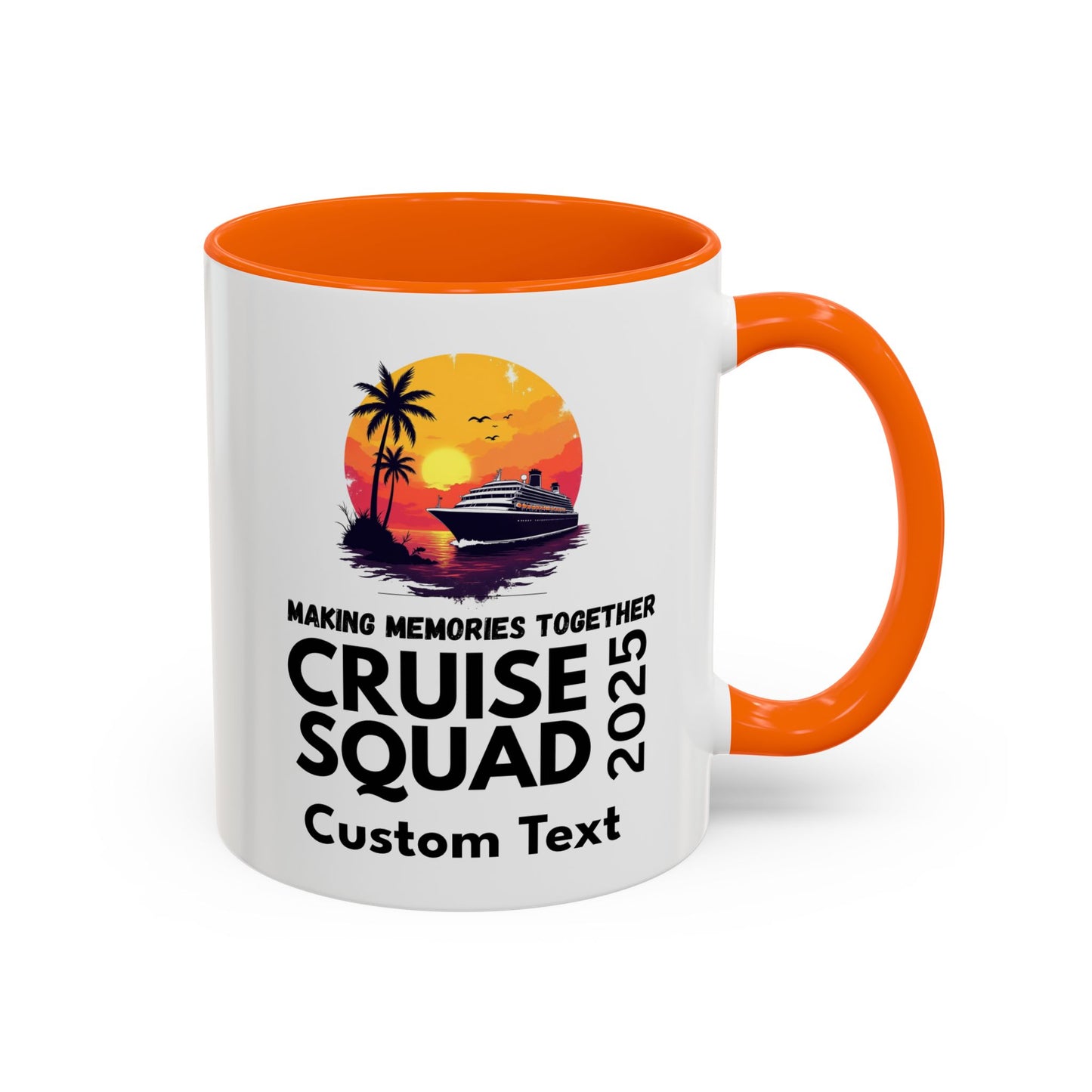 Personalized Cruise Squad Mug, Cruise Party Mug, Group Cruise Mug, Cruise 2025 Mug, Matching Cruise Mug, Family Travel Mug