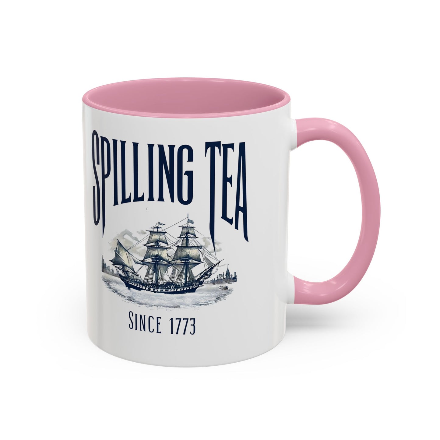 Spilling Tea Since 1773 Coffee Mug, Patriotic Coffee Mug, Funny Patriot Gift, American Freedom, Memorial Day