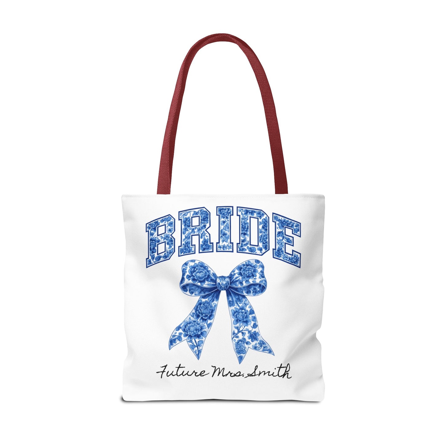 Bridal Tote Bag, Future Mrs. Smith Gift, Wedding Planning, Bride-to-Be Accessory, Personalized Bridal Shower Favor
