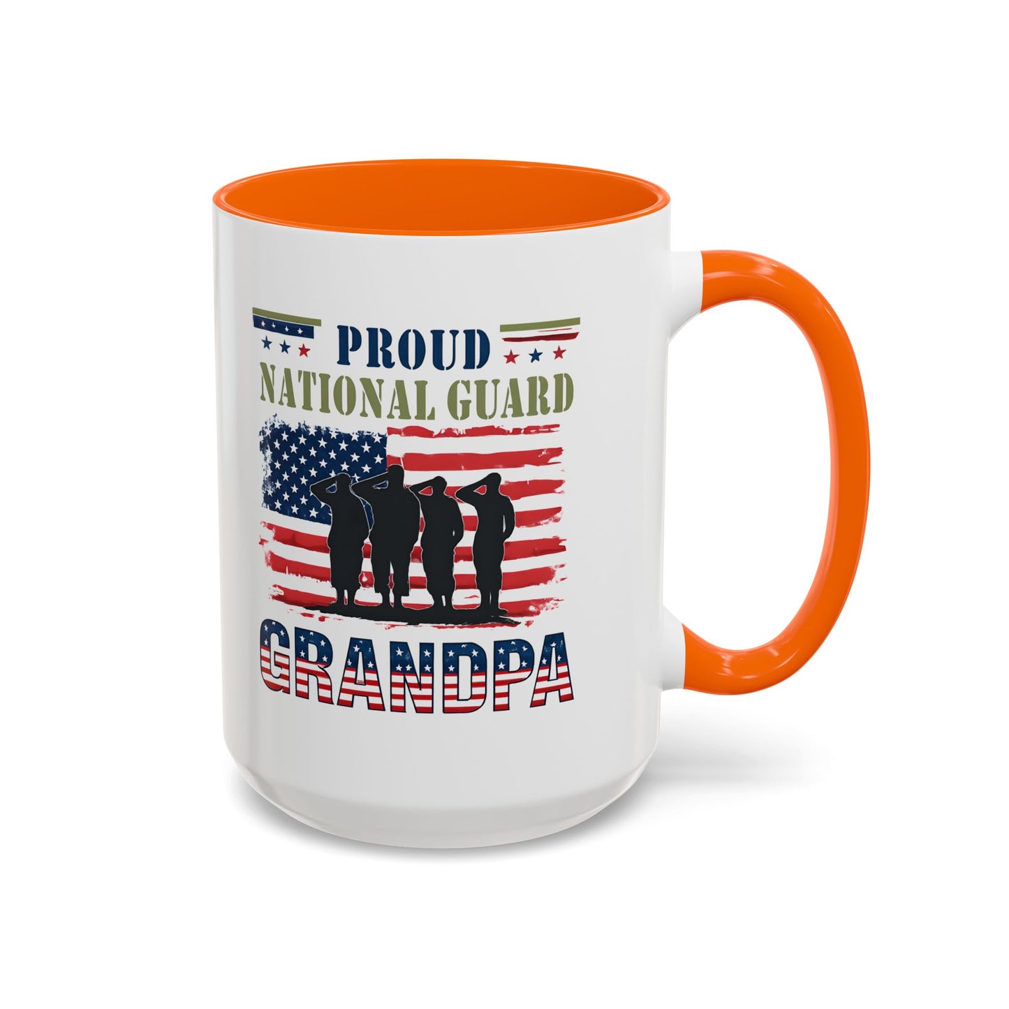 Proud National Guard Grandpa Coffee Mug, Army National Guard, Veteran Appreciation, Gift for Heroes, Military Family Gift