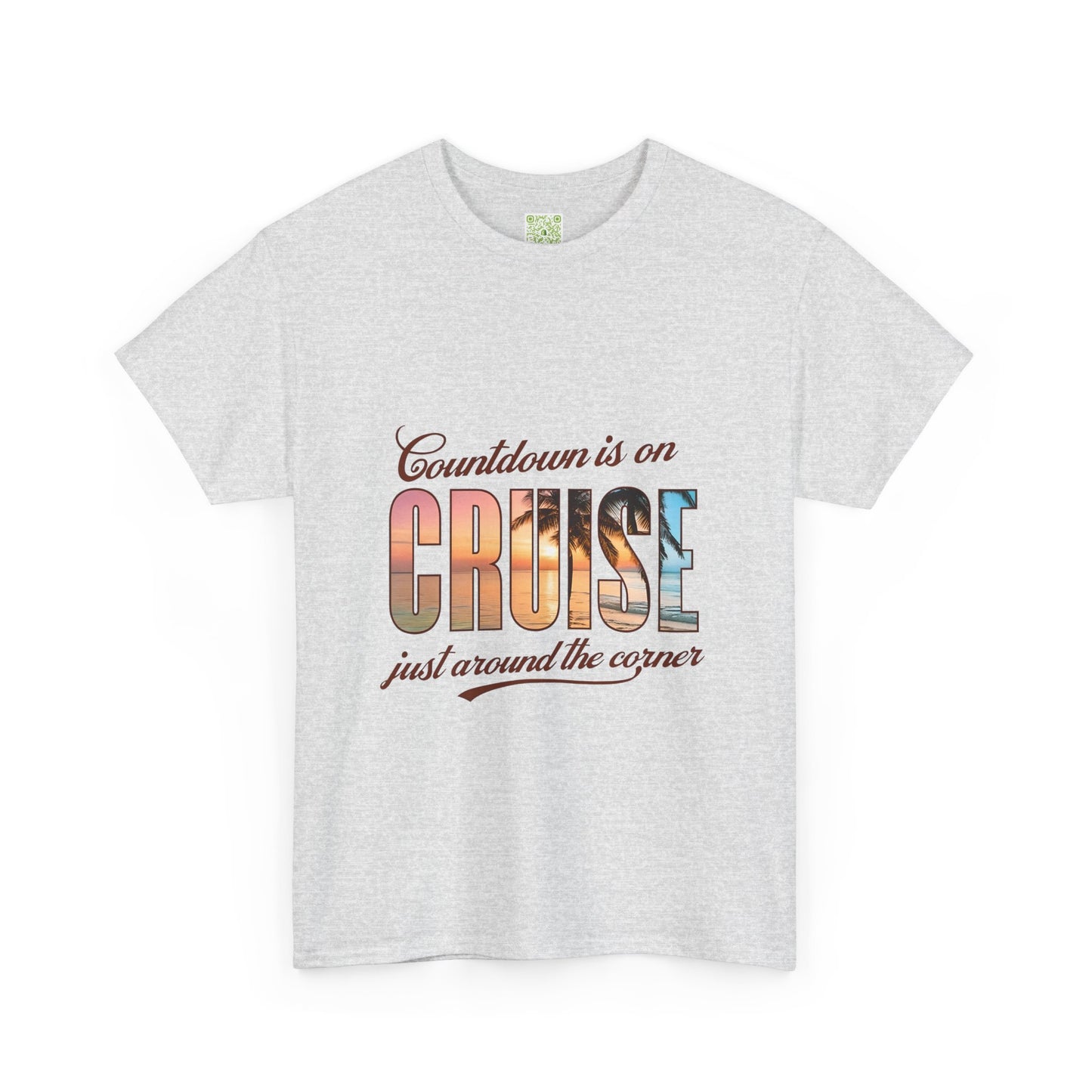 Cruise Countdown Heavy Cotton Tee, Cruise Squad 2025 Shirt, Family Vacation 2025 Tee, Family Cruise Shirt, Custom Travel Shirt
