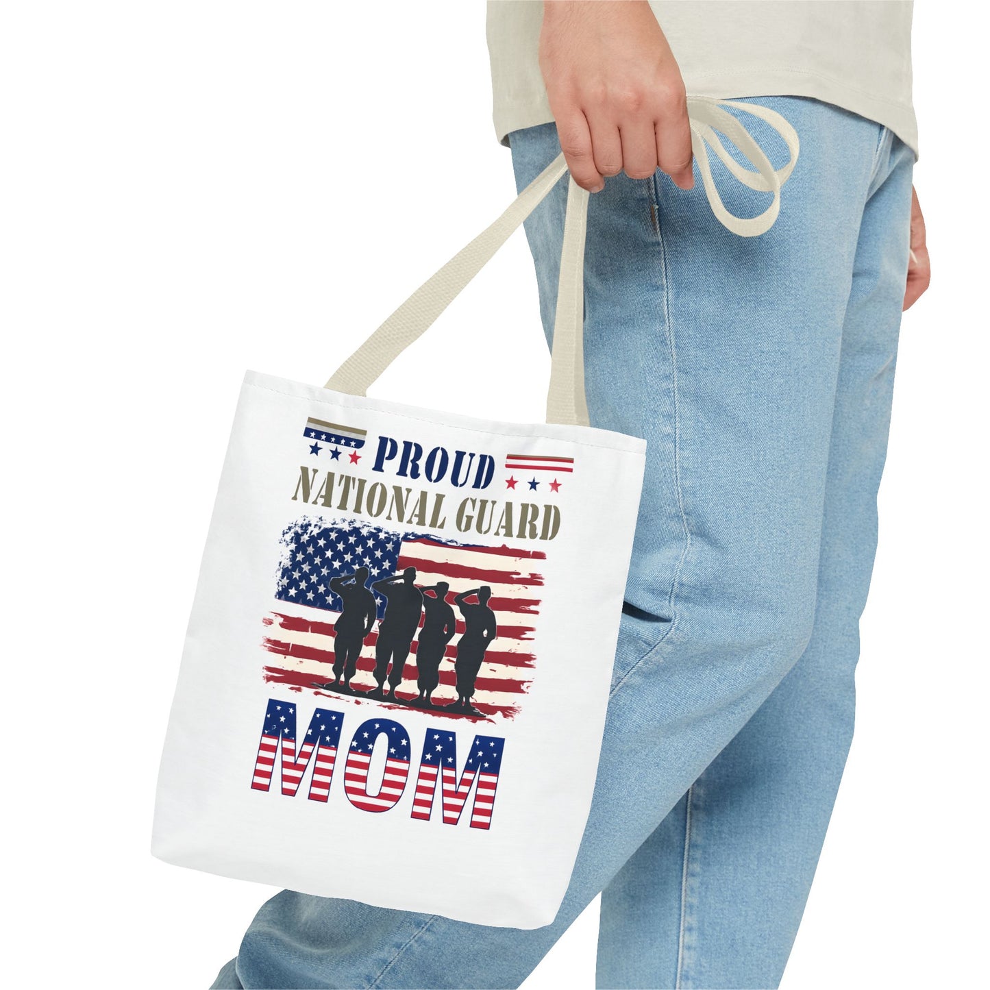 Proud National Guard Mom Tote Bag, Proud Army Mom, Marine Mom, Army Wife, Military Mom, Military Tote Bag, USA