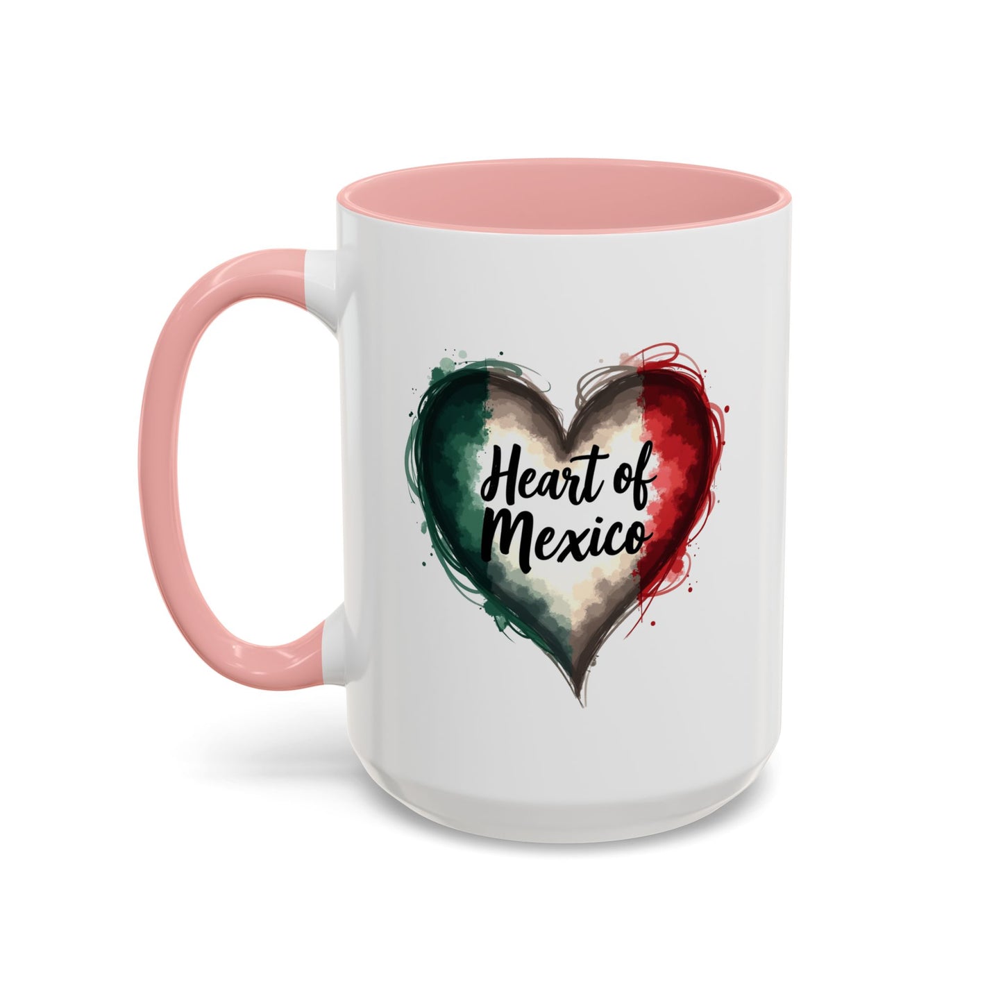 Heart of Mexico Coffee Mug, Hispanic Heritage Mug, Mexican Pride Gift, Immigrant Rights, Mexican Culture, Resistance Mug