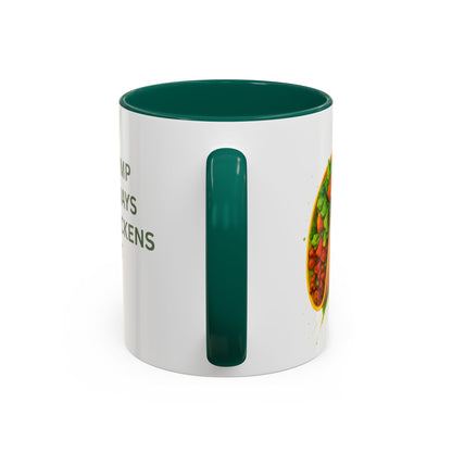 Trump Always Chickens Out TACO Mug, Subtle Anti Trump, Democrat Gift Mug, Funny Liberal Gift, Political Mug