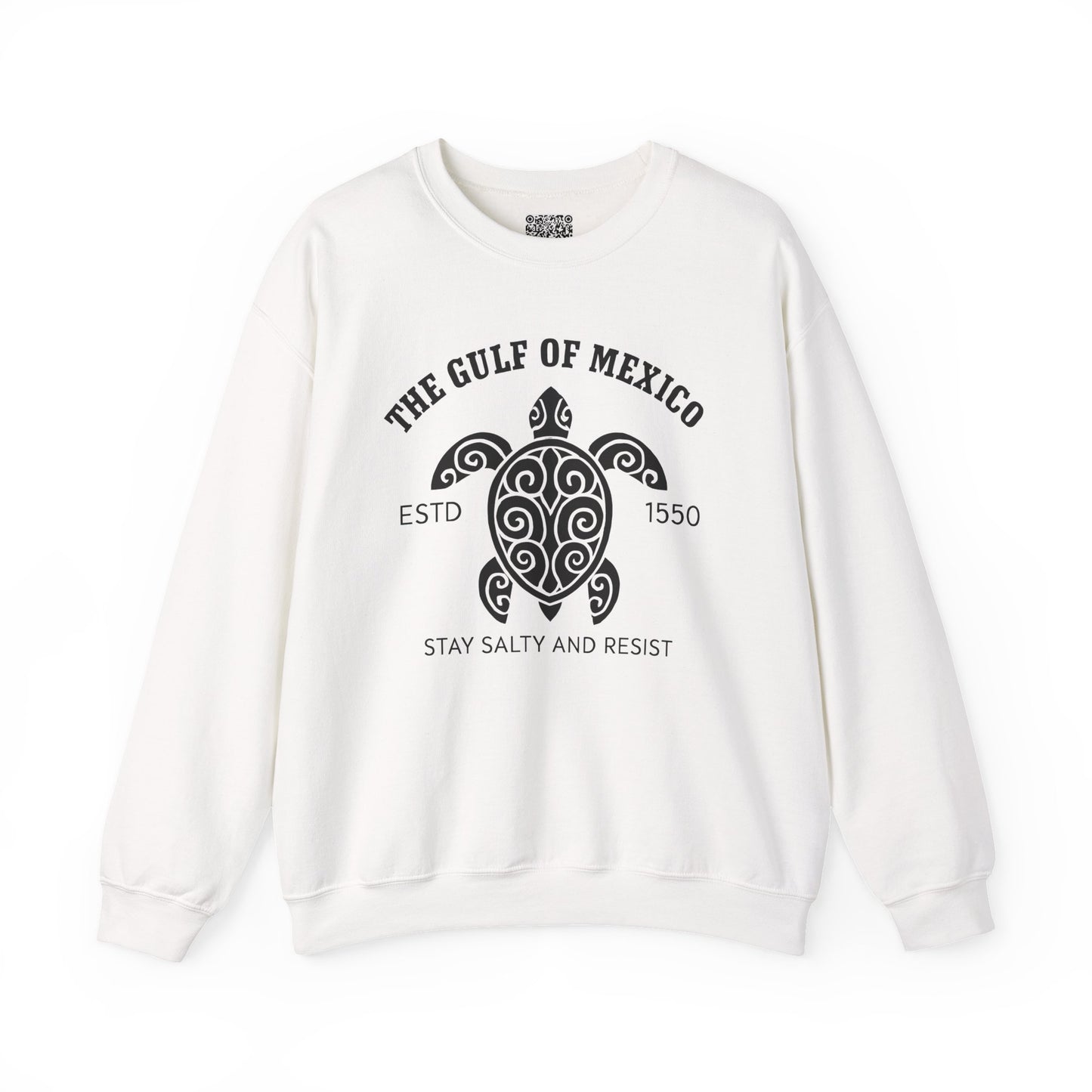 Gulf of Mexico Turtle Sweatshirt - Stay Salty and Resist