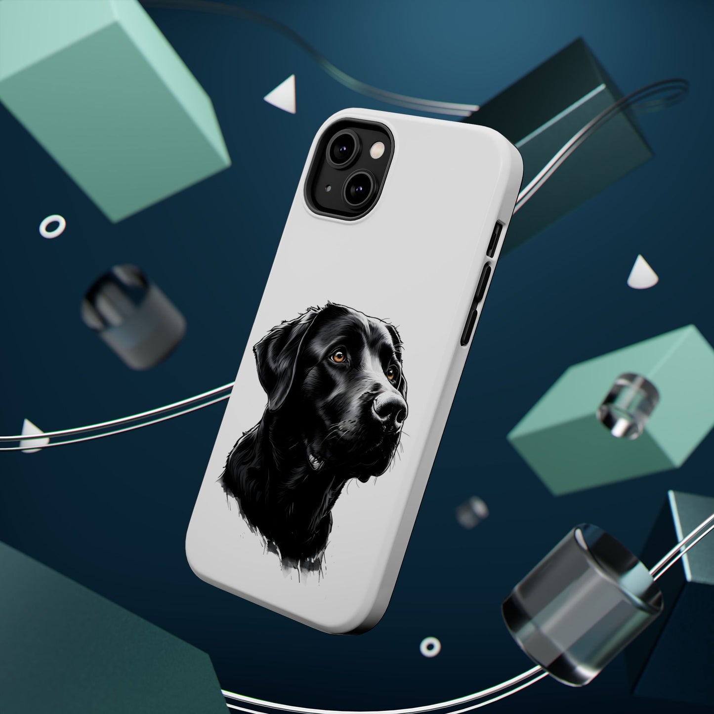 Dog Lover Tough Case, Durable Phone Cover, Pet Portrait Case, Unique Gift for Dog Owners, Custom Pet Accessories