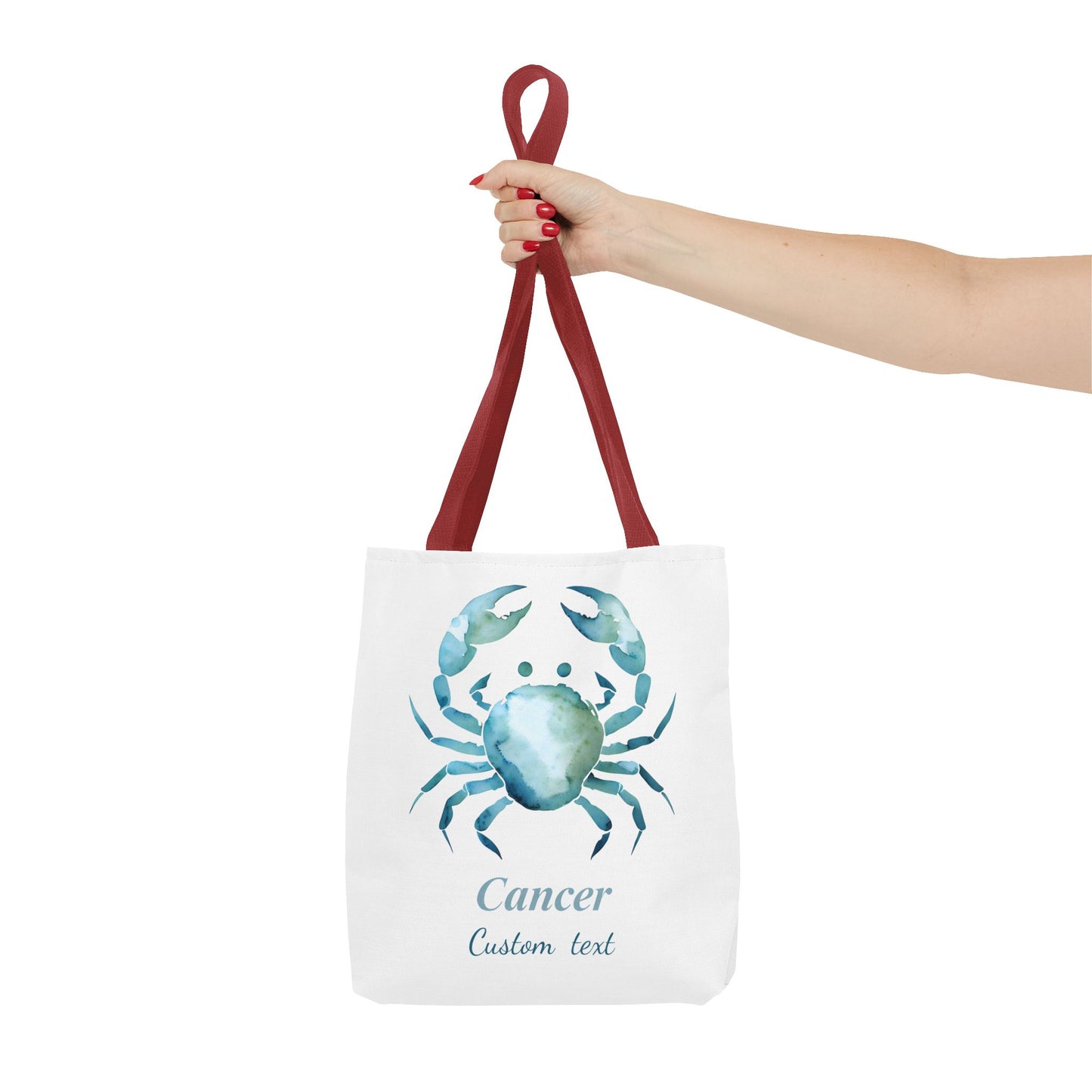 Cancer Zodiac Personalized Tote Bag, Astrology Lover Gift, Artistic Tote Bag, Trendy Tote Bag, Weekender Bag