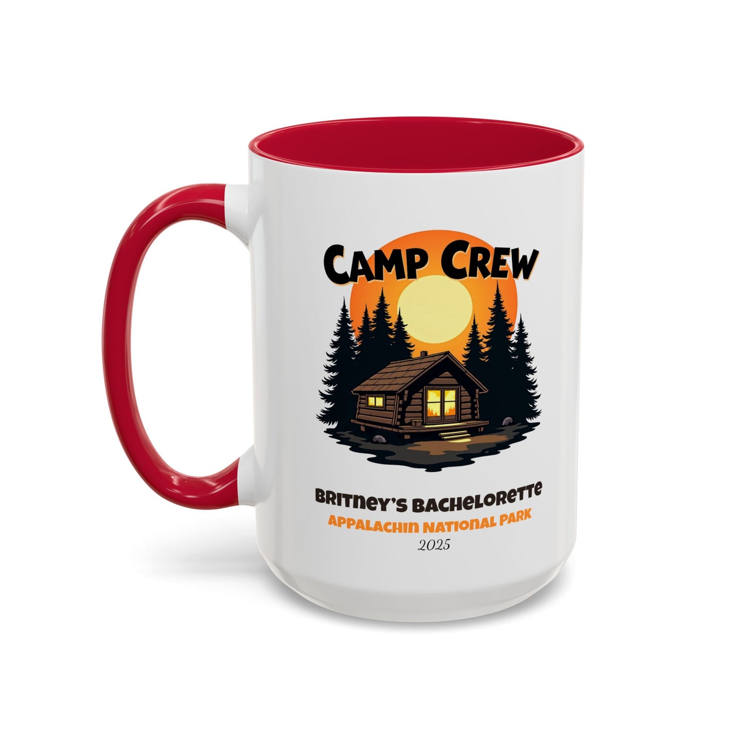 Camp Crew Accent Coffee Mug, Hen Party Favors, Camp Bachelorette, Bachelorette Cup, Girls Trip Gifts, Bride Tribe