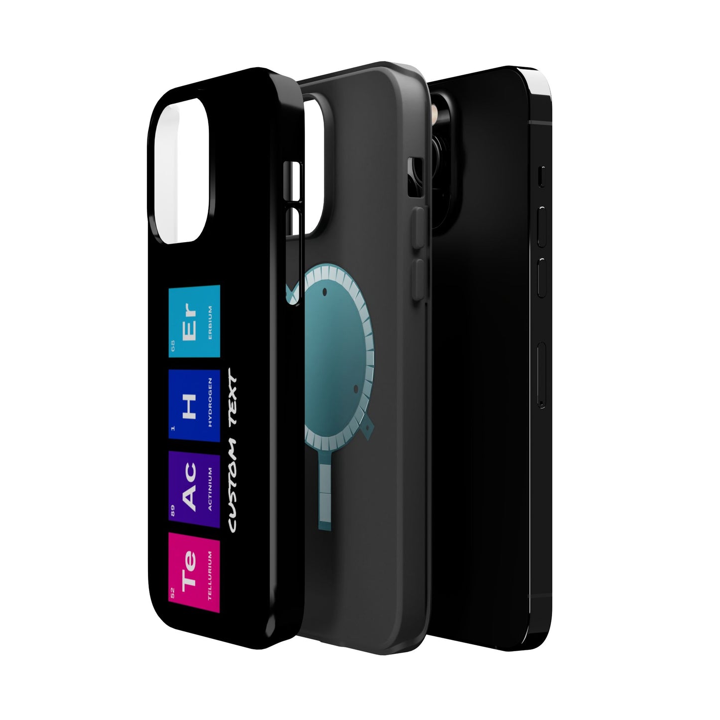 Teacher Element Magnetic Tough Case, Gift for Educator, First Year Teacher, Trendy iPhone Case, Periodic Table