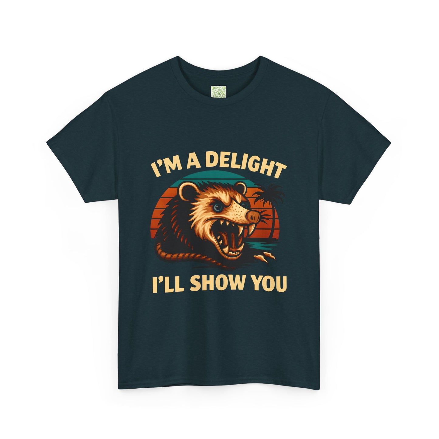 Angry Opossum Shirt, "I’m a Delight, I’ll Show You", Funny Opossum, Opossum Lover Shirt, Graphic Tee, Top Selling T-Shirts