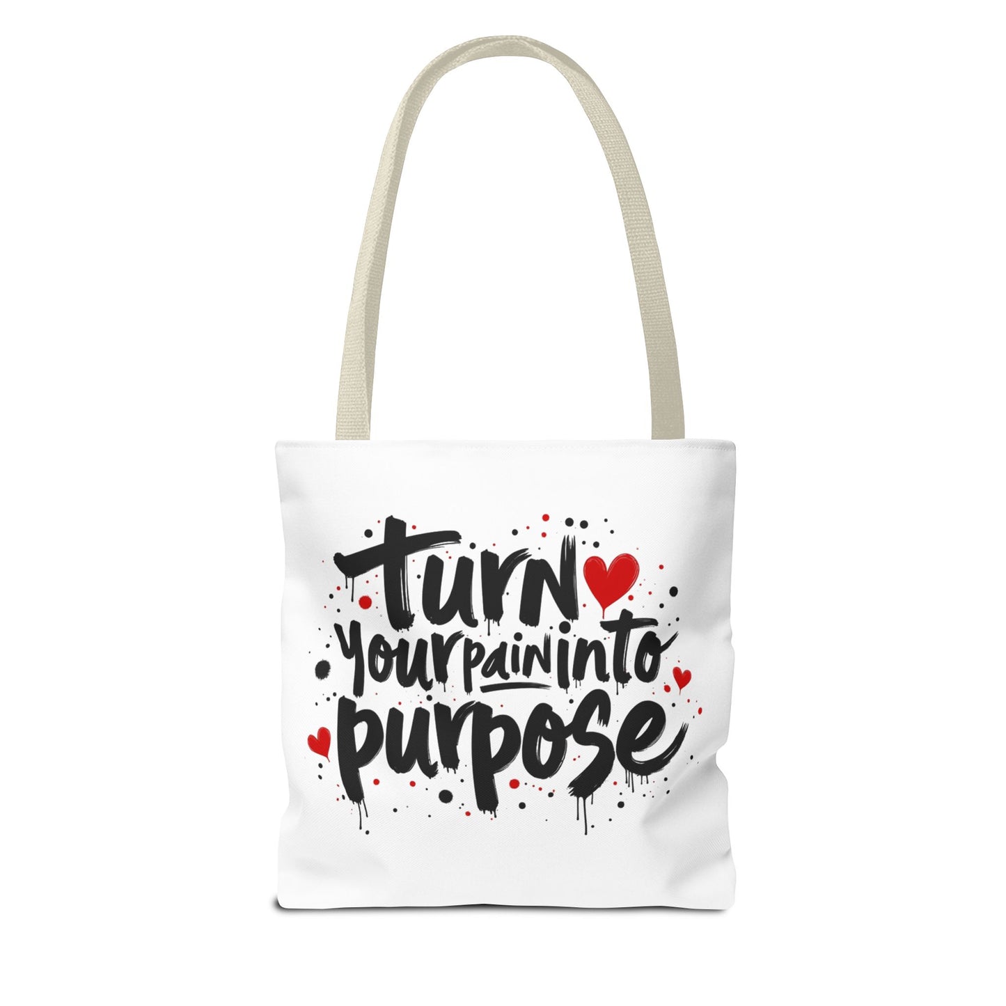 Enneagram 4 Inspirational Tote Bag, Turn Your Pain Into Purpose, Enneagram Type 4, Self Growth, Personality Types