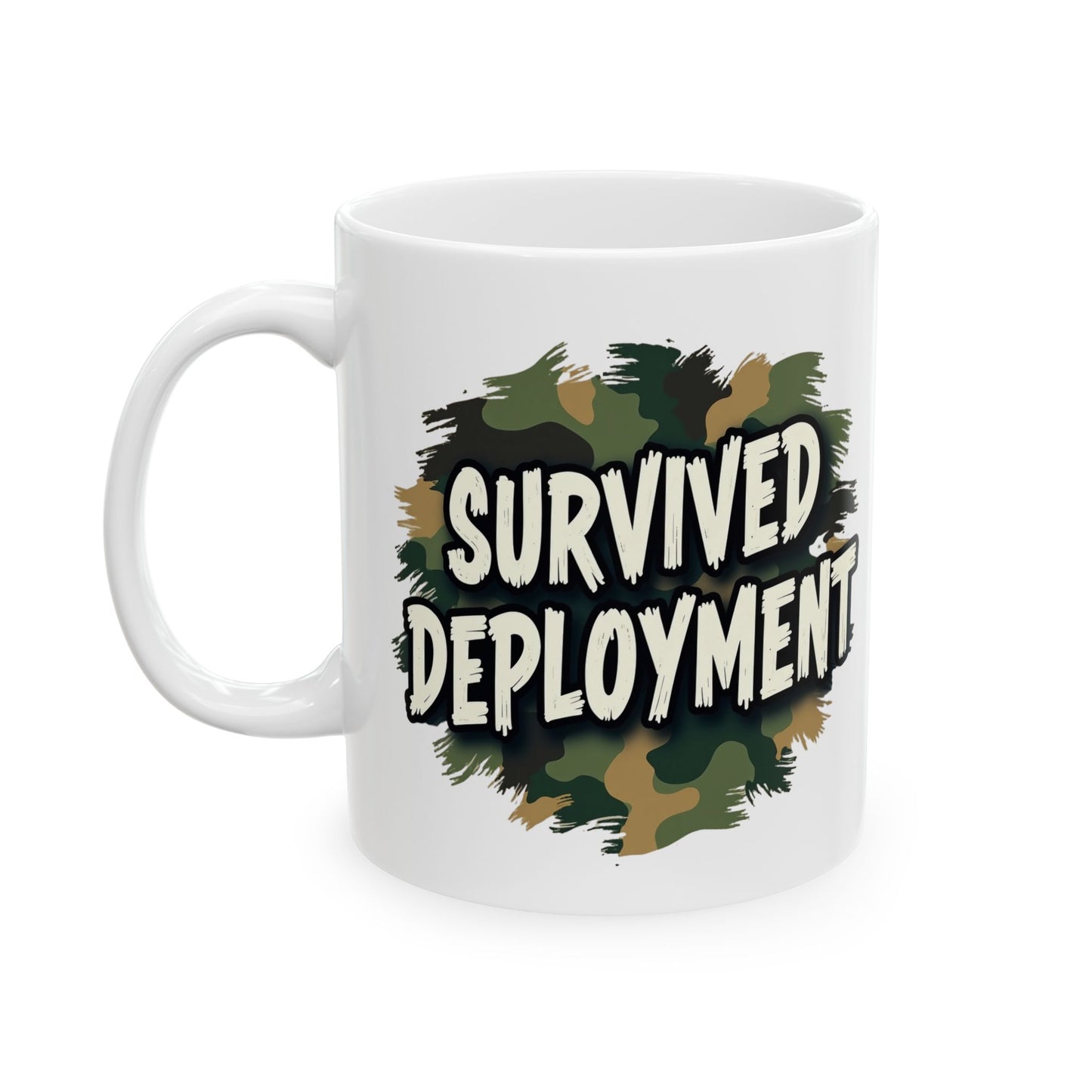 National Guard Survived Deployment Mug, Military Pride, Veteran Coffee Mug, Army National Guard Gift, Veteran Appreciation (11oz & 15oz)