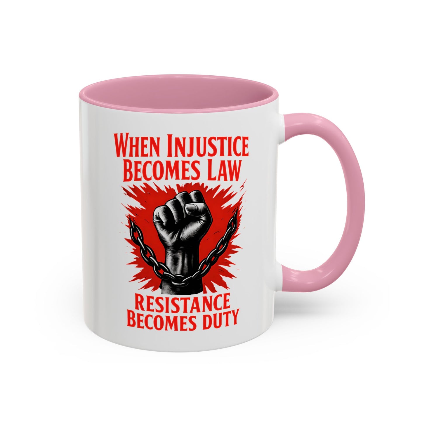 anti trump mug, chinga la mirgra, When Injustice Becomes Law, Resistance Mug, Social Justice Mug, Equality Coffee Cup, Resist Mug Gift