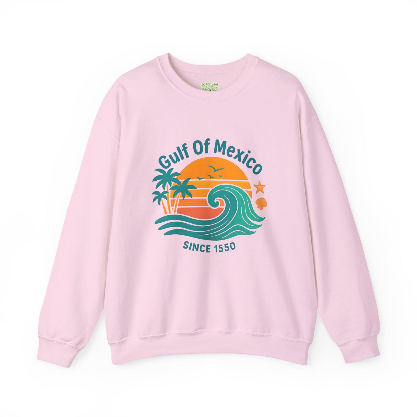 Gulf of Mexico Crewneck Sweatshirt, Retro Beach Vibes, Gulfo de Mexico, Democrat Tee, Resistance Shirt, Social Justice