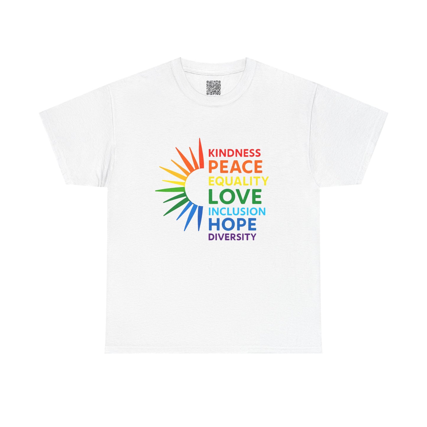 LGBTQ Pride Tee, Kindness Peace Equality Love Inclusion Hope Diversity, LGBT TShirt, Pride Outfit
