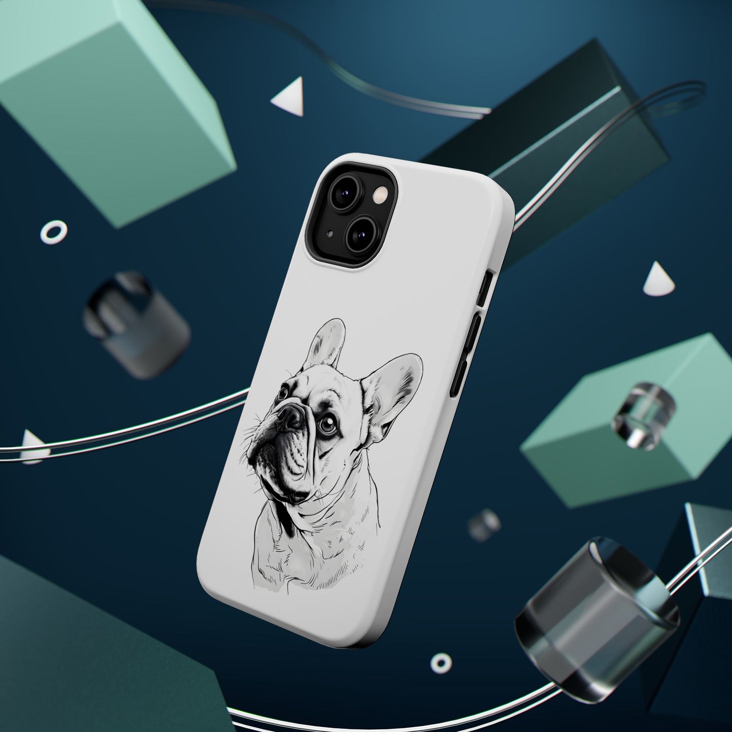 French Bulldog Magnetic Phone Case, Custom Pet Case, Durable Phone Accessories, Gift for Dog Lovers, Unique Phone Protection