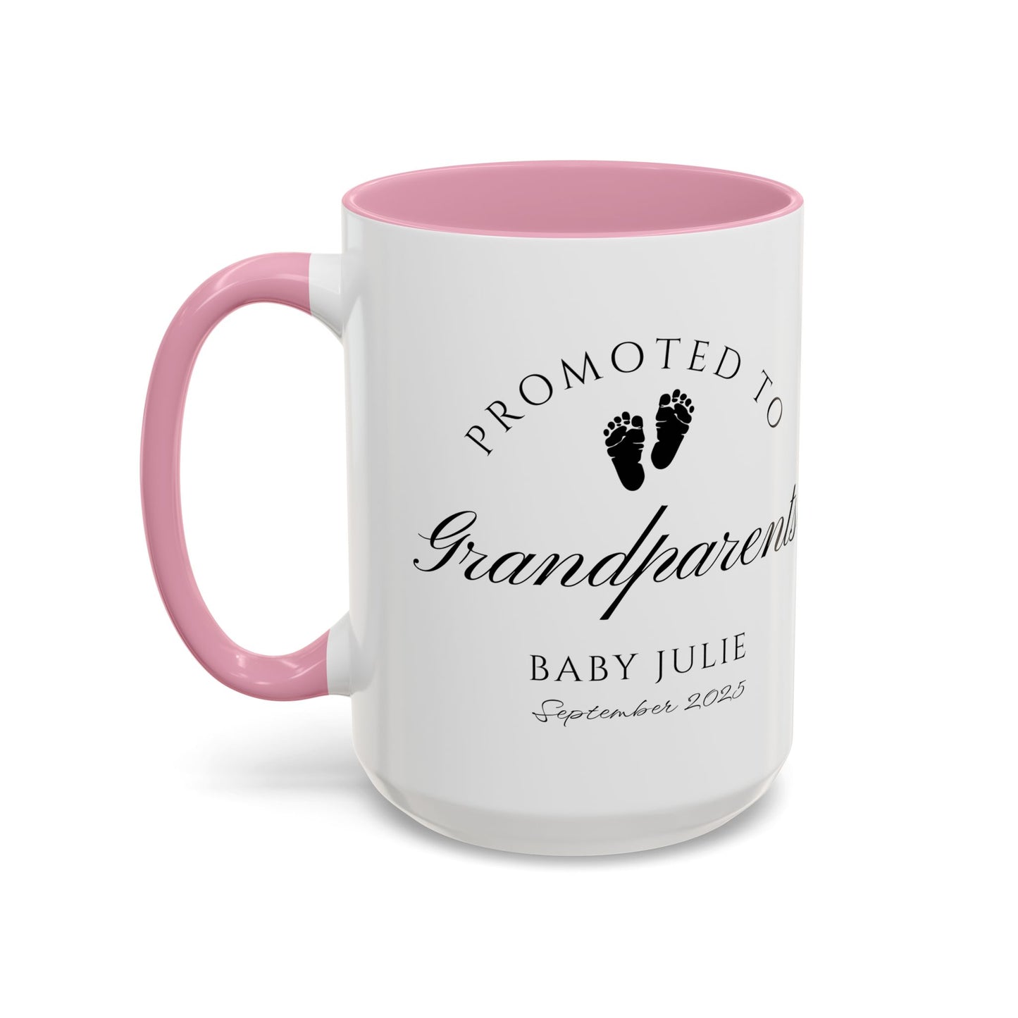 Promoted to Grandparents Mug, Pregnancy Announcement Coffee Cup, Baby Reveal Gift, New Grandparent Mug, Personalized Baby Announcement