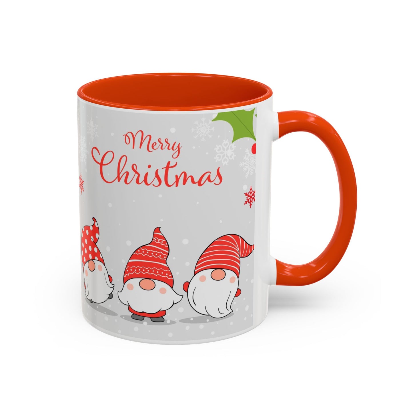 Dancing Merry Christmas Gnome Mug, Cute Holiday Coffee Cup, Festive Winter Gift for Gnome Lovers, Christmas Morning Hot Cocoa Cup, Holiday Drinkware