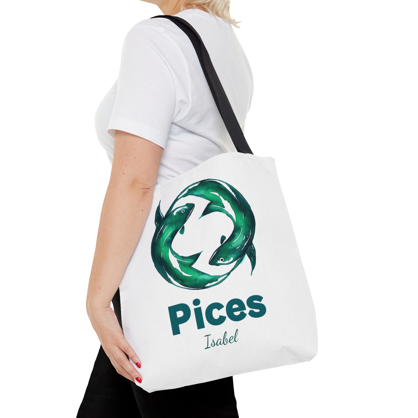 Pices Zodiac Personalized Tote Bag - Astrology Inspired, Gift for Taurus, Festival Tote, Astrology Lover's Bag, Horoscope Gift