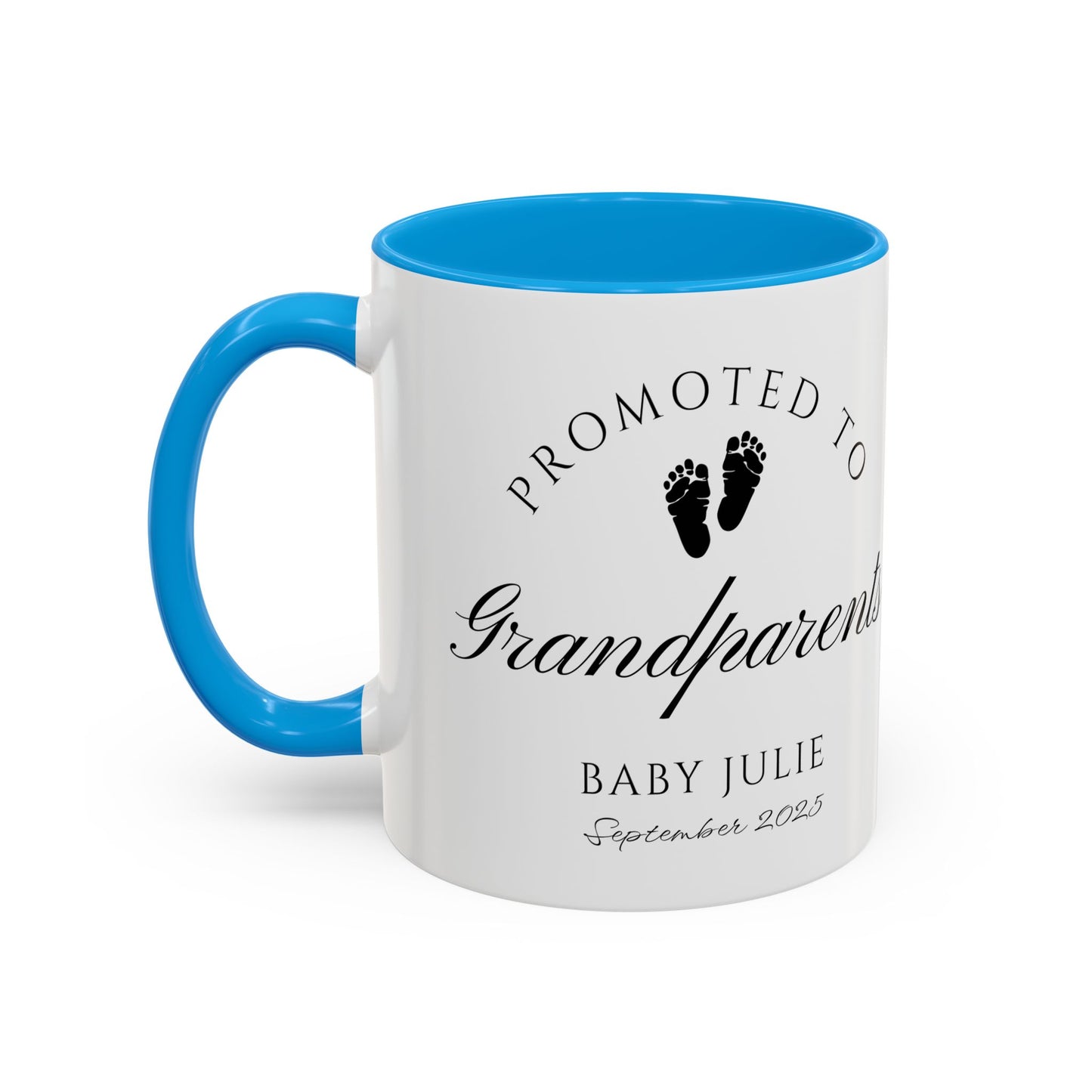Promoted to Grandparents Mug, Pregnancy Announcement Coffee Cup, Baby Reveal Gift, New Grandparent Mug, Personalized Baby Announcement