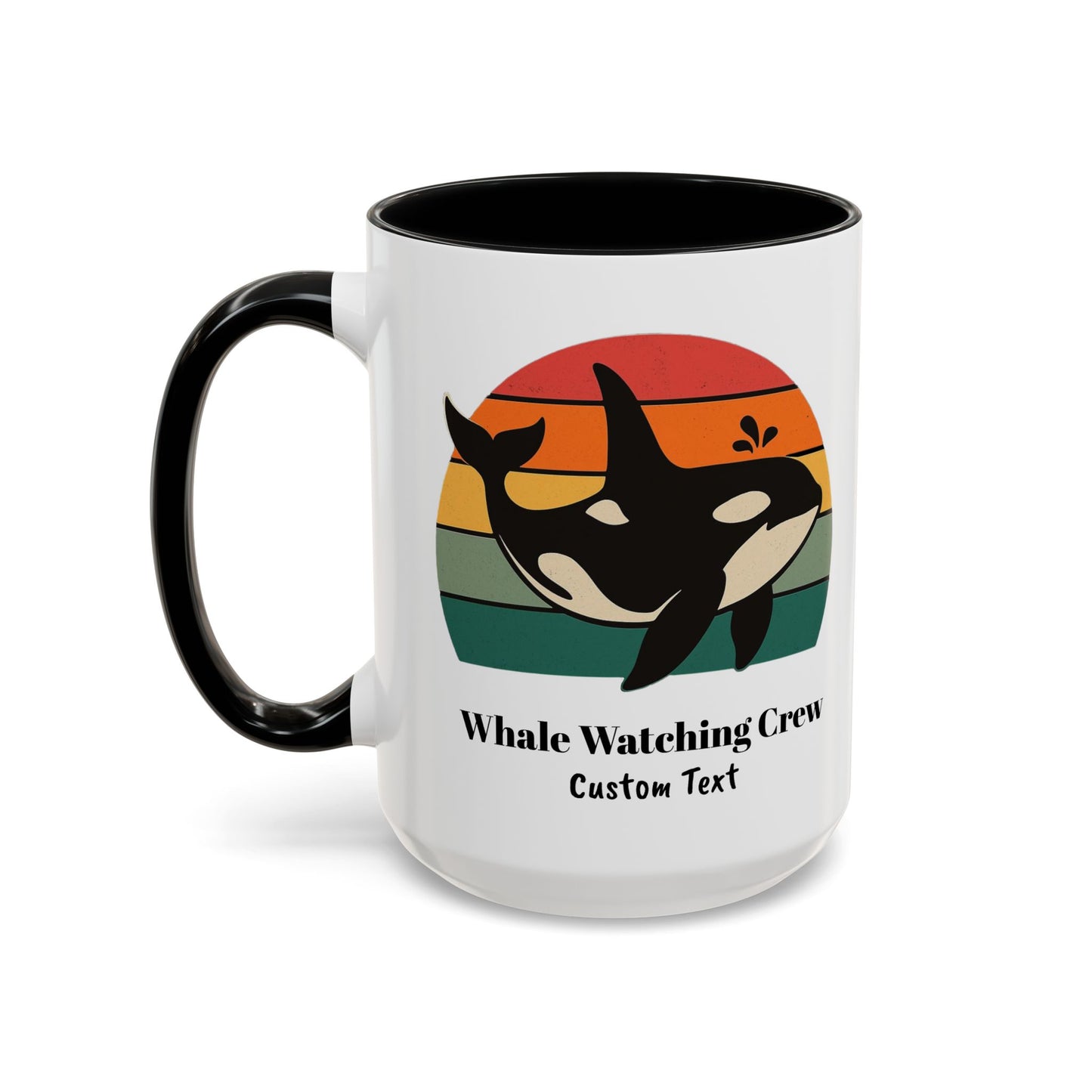 Personalized Orca Whale Coffee Mug, Whale Watching Mug, Whale Gifts, Alaskan Cruise, Blue Whale, Beluga Whale, Maui Excursion