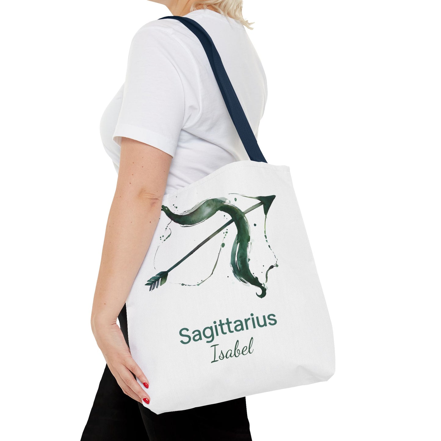 Sagittarius Zodiac Personalized Tote Bag, Astrology Lover Tote, Artistic Tote Bag, Aesthetic Weekender, Sagittarius Gifts