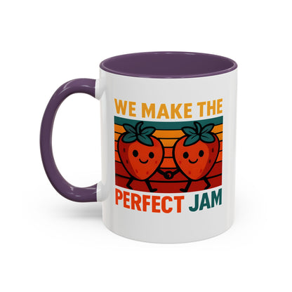 Humorous Strawberry Jam Coffee Mug, Summer Vibes Mug, Strawberry Mug, Food Humor Mug, Hilarious Mug, Gift Idea