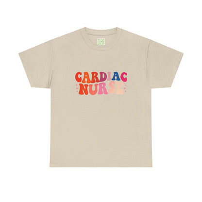 Cardiac Nurse Unisex Heavy Cotton Tee, Cardiac Nurse Shirt, ICU Nurse Gift, Nurses Day Gift, Nurse Squad Shirt