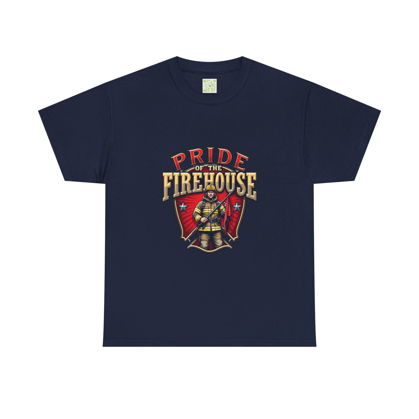 Fireman Shirt Pride of the Firehouse, Firewoman Tee, Firefighter Shirt, First Responder Gift, Fire Rescue, Thin Red Line