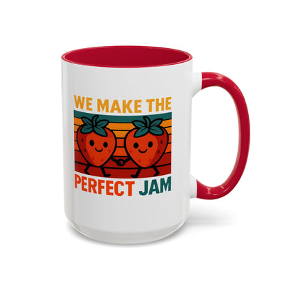 Humorous Strawberry Jam Coffee Mug, Summer Vibes Mug, Strawberry Mug, Food Humor Mug, Hilarious Mug, Gift Idea
