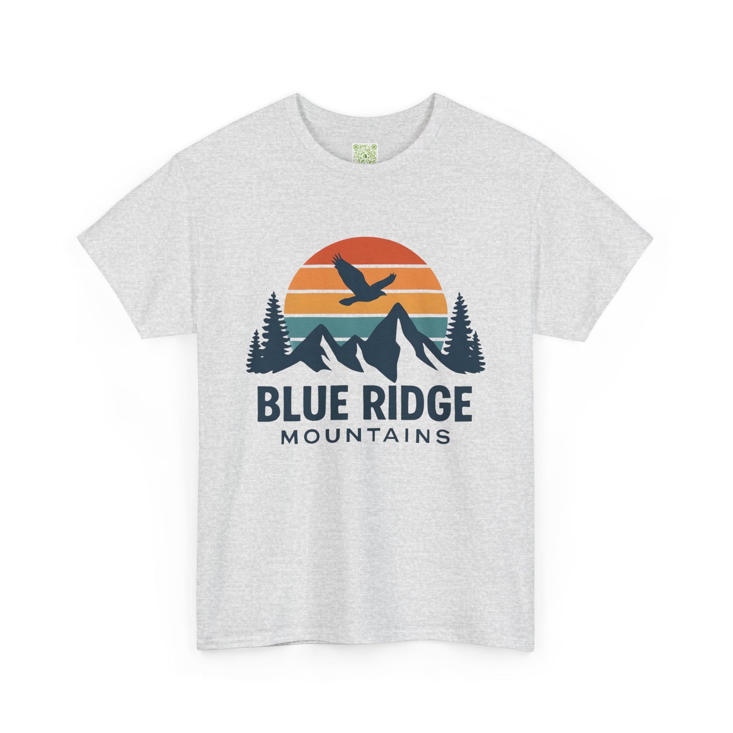 Blue Ridge Parkway Unisex Heavy Cotton Tee, Nature Lover Shirt, Blue Ridge Mountains, North Carolina Shirt, Camping Gift