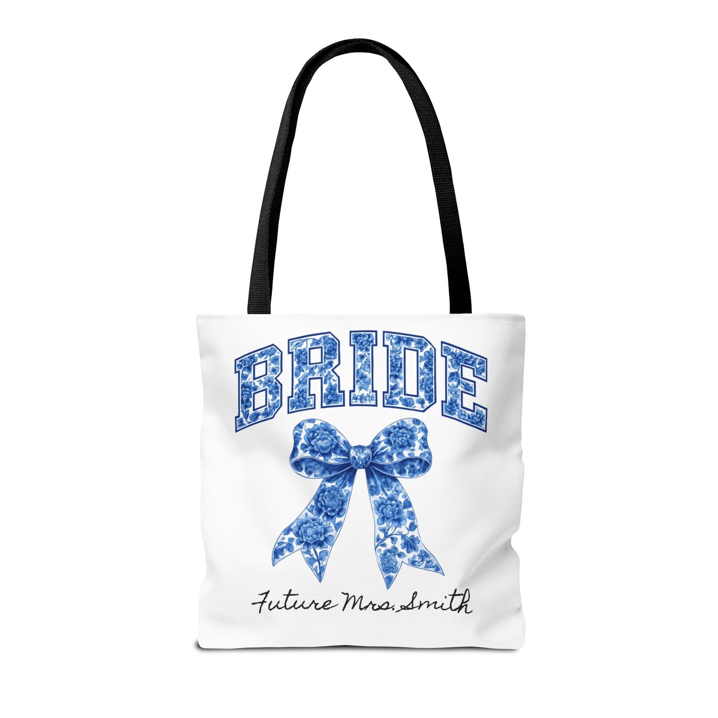 Bridal Tote Bag, Future Mrs. Smith Gift, Wedding Planning, Bride-to-Be Accessory, Personalized Bridal Shower Favor
