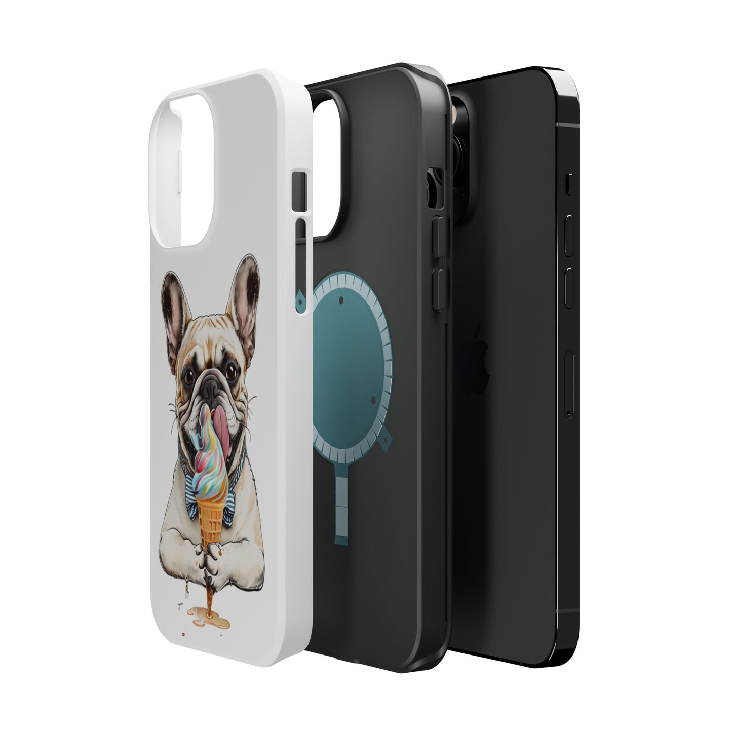 French Bulldog iPhone Case, Ice Cream Phone Case, Frenchie Mom Gift, Dog Phone Case, French Bulldog Lover Gift