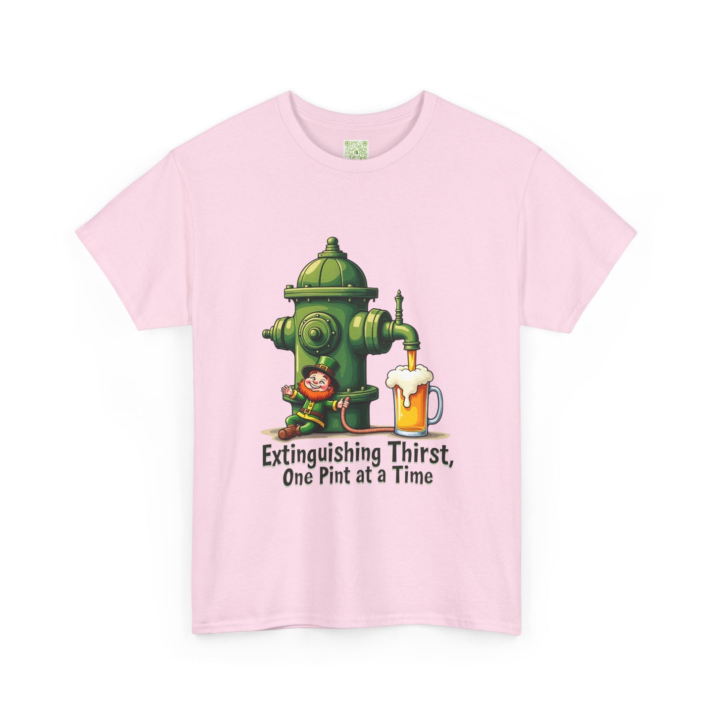 Funny Extinguishing Thirst Unisex Heavy Cotton Tee - Perfect for Pub Lovers, Beer Enthusiasts, Party Goers, Gift, Unisex