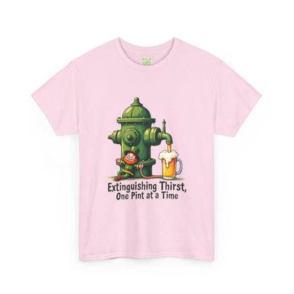 Funny Extinguishing Thirst Unisex Heavy Cotton Tee - Perfect for Pub Lovers, Beer Enthusiasts, Party Goers, Gift, Unisex