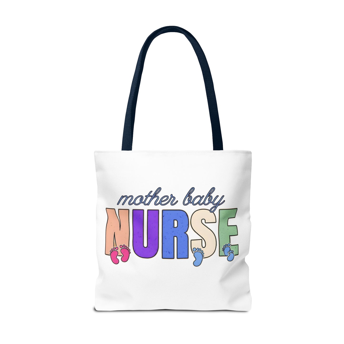 Postpartum Mother Baby Nurse Tote Bag, Nurse Appreciation, Cute Nurse Bag, Labor and Delivery, Midwife Gift