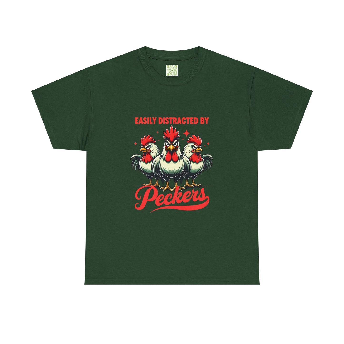 Easily Distracted By Peckers T-Shirt  | Naughty Tee Vibes & Dirty Joke Fun