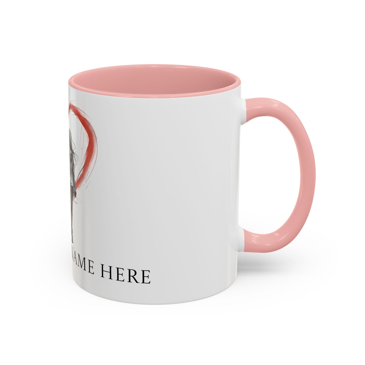 Customized Love Mugs for Two - A Romantic Home Accent for Coffee Connoisseurs - Unique Home Decor, Valentines Day Present