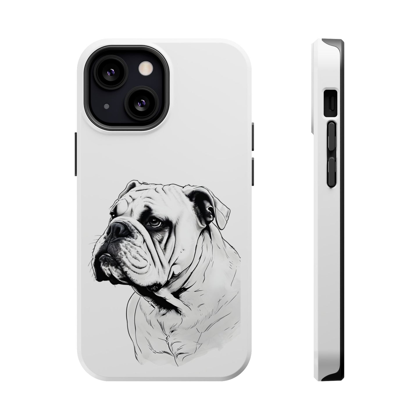 Bulldog Magnetic Tough Cases - Durable Phone Protection, Pet Lovers Gift, Animal Accessories, Unique Design, Personalized Tech
