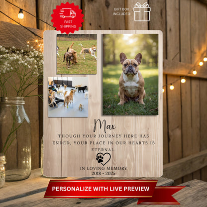 Pet Memorial Gifts - Pet Memorial Gift Remembrance Gift - Plaque - Vertical