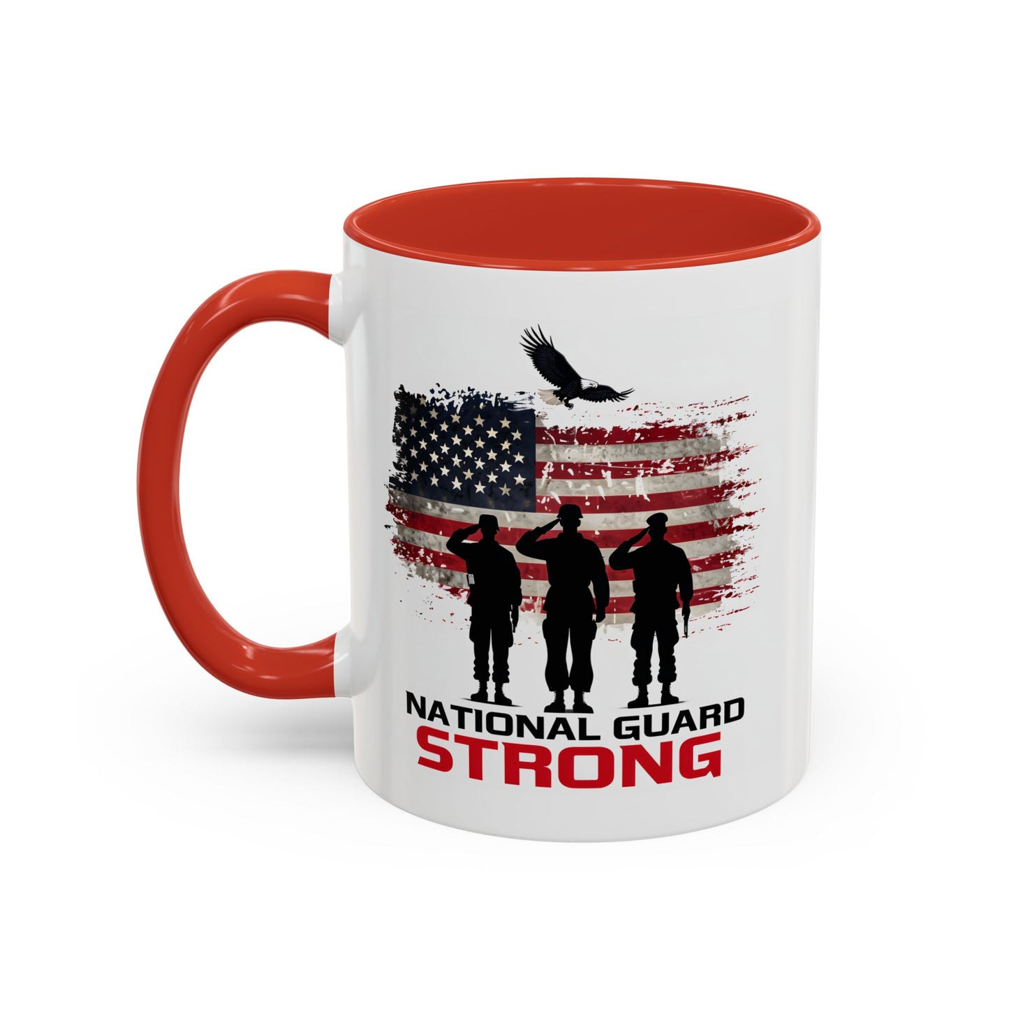 Patriotic National Guard Coffee Mug, Air National Guard, Army Wife Mug, Gift for Soldier, Army Veteran Gift, Army Dad Mug