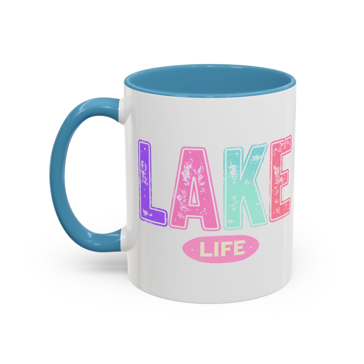 Lake Life Accent Coffee Mug, Great Lakes Mug, Michigan Gifts, Lake Vibes, Modern Mug, Lake House Gifts, Lakehouse Decor