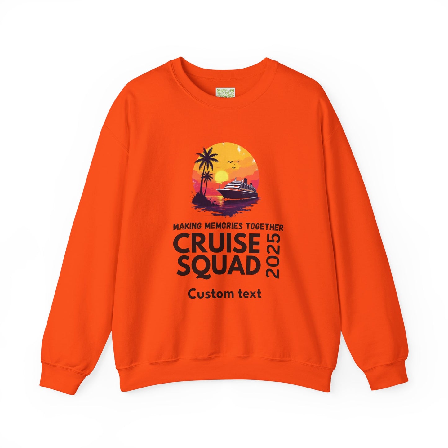 Personalized Cruise Squad 2025 Sweatshirt, 2025 Cruise Sweatshirt, Family Cruise Sweatshirt, Custom Cruise Apparel, Cruise Gifts