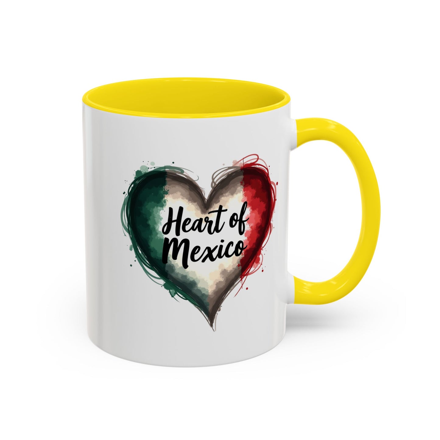 Heart of Mexico Coffee Mug, Hispanic Heritage Mug, Mexican Pride Gift, Immigrant Rights, Mexican Culture, Resistance Mug